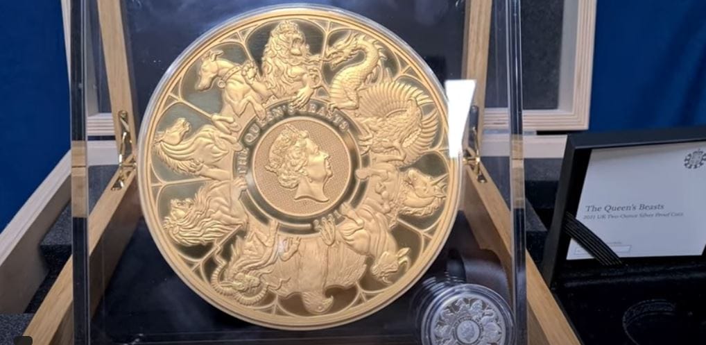£500k Queen's Beast Gold Coin