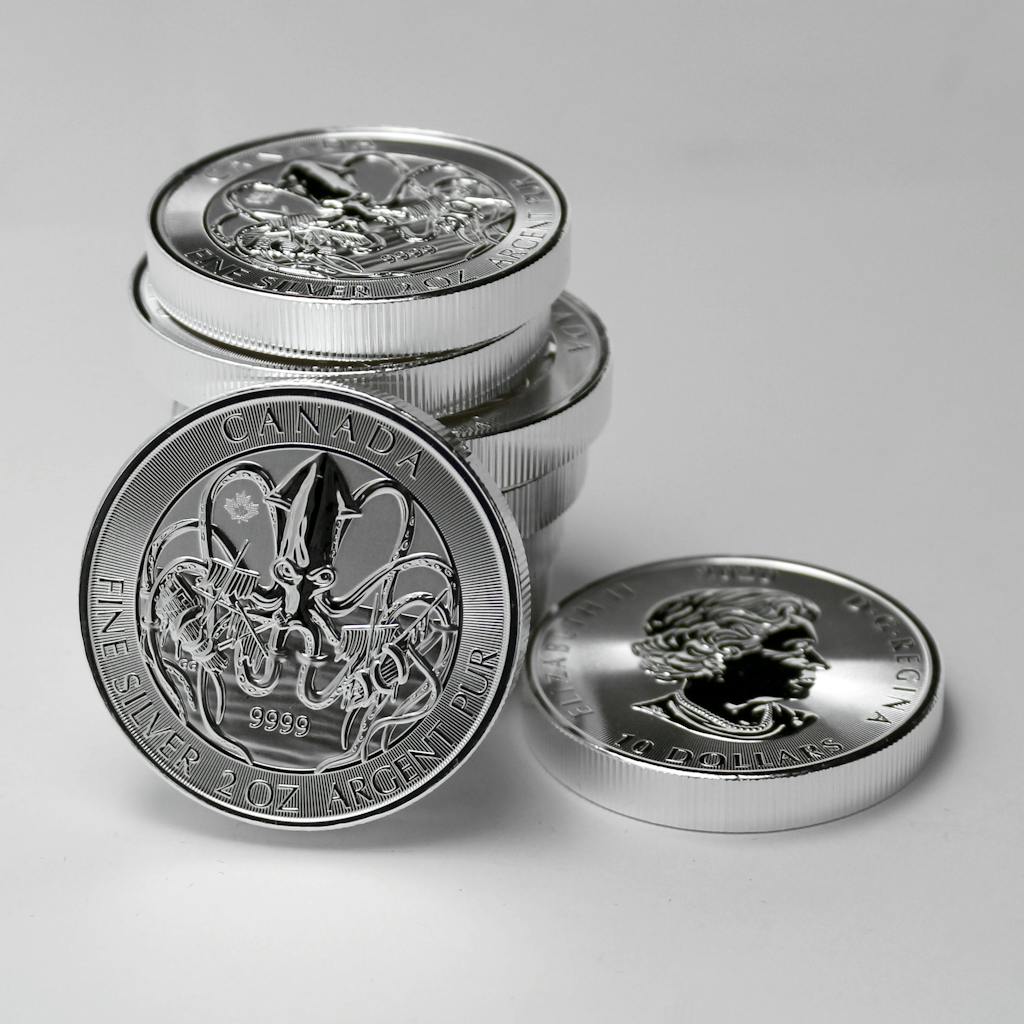 Silver and Gold Round Coins-Gold coins worth a million pounds?