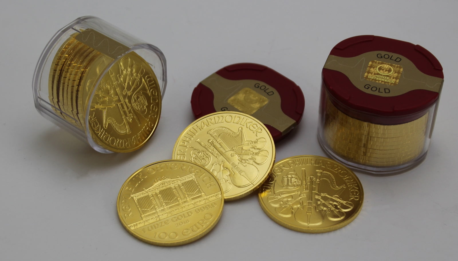 gold round coins on white surface-Cheap Gold Coins